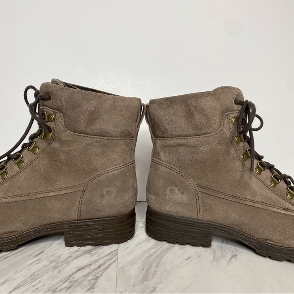 New! Born Codi Gray Suede Lace Up Boot 8 1/2 M - Picture 8 of 14
